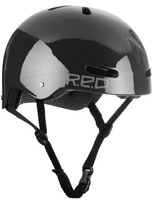 RED Riot Skate Helmet Black XS