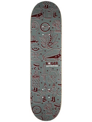 Roger Doodler Grey Deck  8.375 x 32.25