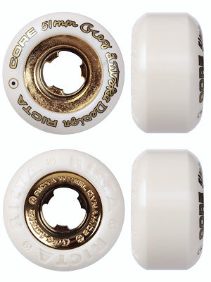 Lutzka Gold Chrome Core Wheels 51mm