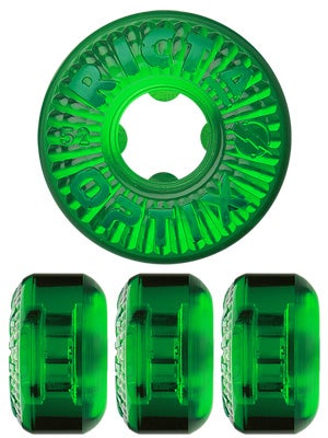 Ricta Optix Clear Green Wheels