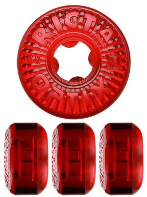 Ricta Optix Clear Red Wheels