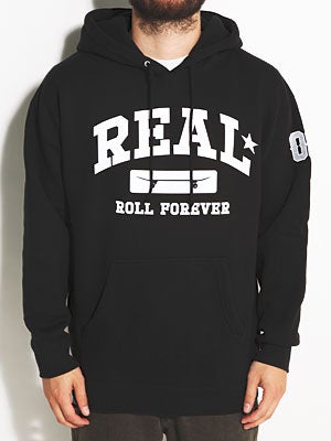 Real Arch Hoodie Black/White SM
