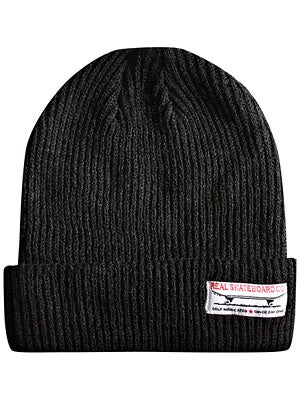 Real Day One Cuff Beanie Black One Size
