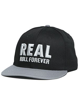 Real Genuine Snapback Hat Black/Grey Adjust