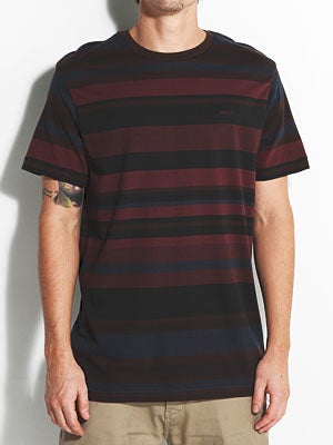 RVCA Adirondack Crew Knit Shirt Raisin LG