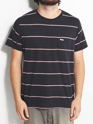 RVCA Emmet Stripe Knit Shirt Ink SM
