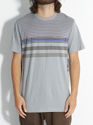 RVCA Fifteen Eight Crew Shirt Grey SM