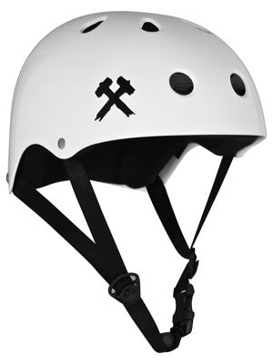 S-One Premium Skateboard Helmet  White