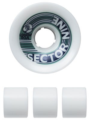 Sector 9 Nineballs White Wheels 69mm