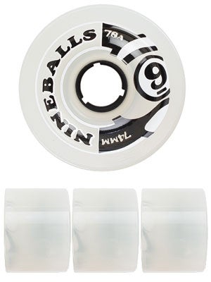 Sector 9 Nineballs 74mm White Wheels