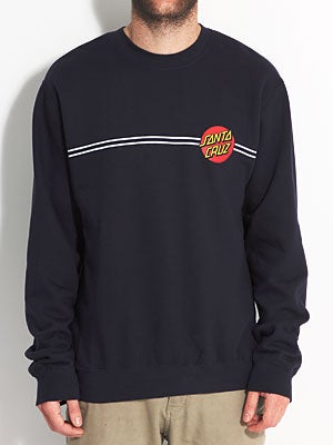 Classic Dot Crew Sweatshirt Navy LG