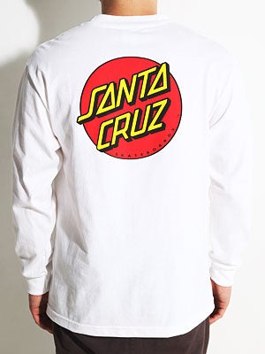 Classic Dot Longsleeve Tee White SM