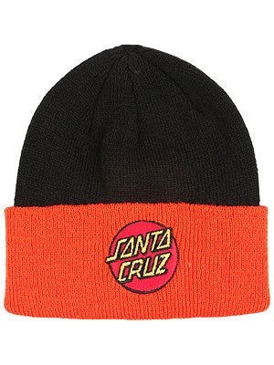 Classic Dot Shoreman Beanie Black/Orange