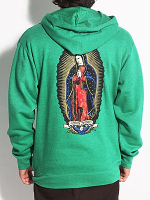 Santa Cruz Jessee Guadalupe Hoodzip Kelly Green S
