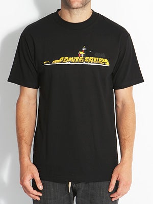 Santa Cruz Lighthouse Tee Black SM