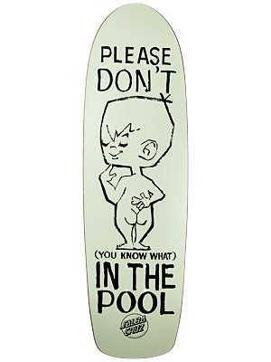 Santa Cruz No P In The Pool Mint Deck  9.5 x 32.5