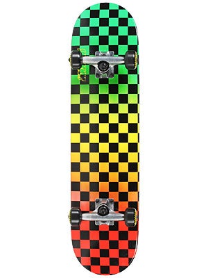 Speed Demon Fade Checks Rasta Complete  7.8 x 31.25