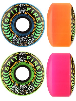 Spitfire 80HD Speedies Neon Blast Mash Up Wheels