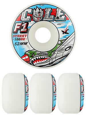 Spitfire F1 Streetburner Cole Warhawk Wheels