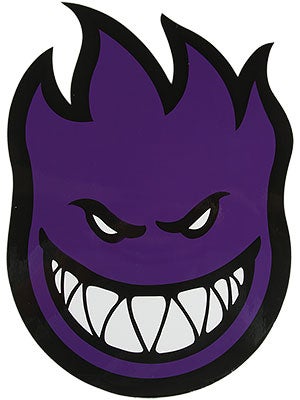 Spitfire Fireball Sticker Large PURPLE