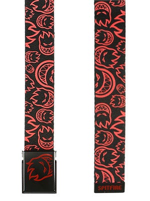 Spitfire Firehead Belt Black Adjustable