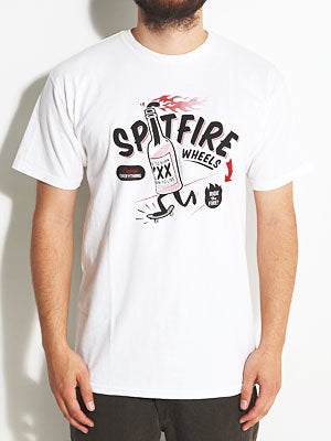 Spitfire Molotov Tee White SM