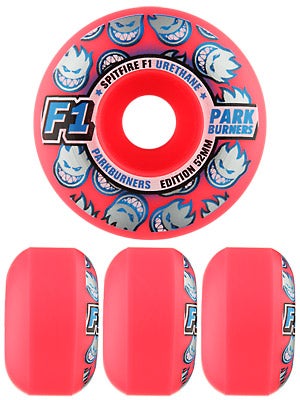 Spitfire F1 Parkburner Rocket Red Wheels