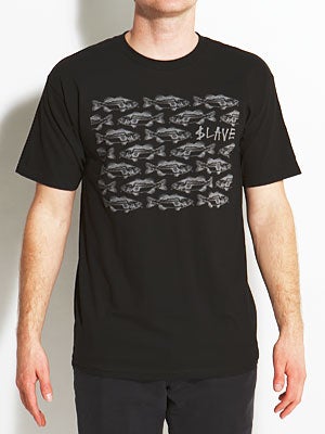 Slave Bass Destruction Tee Black/Silver/BSR SM