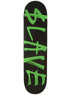Slave Corporate Black/Green Deck  7.75 x 31.5