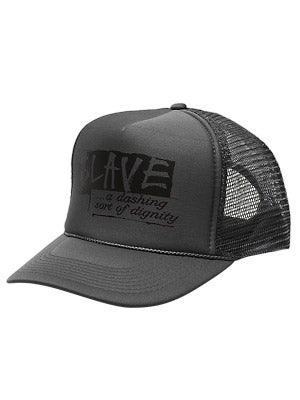 Slave Dignity Mesh Hat Charcoal Adjustable