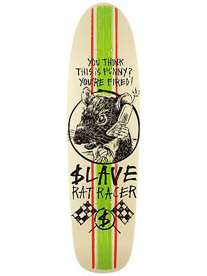 Slave Rat Racer White Deck  7.875 x 30