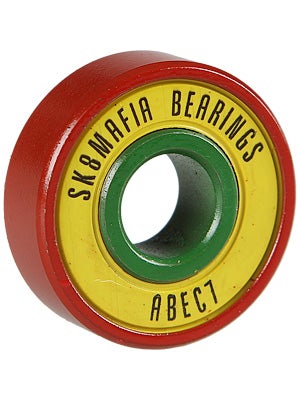 Sk8 Mafia Big Red Rasta Bearings ABEC 7
