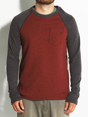 SUPERbrand Falcon Crew L/S Shirt Charcoal MD