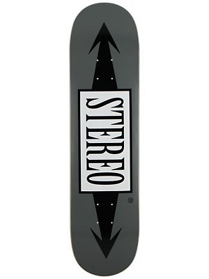 Stereo Arrows Standard Grey Deck  8.0 x 32