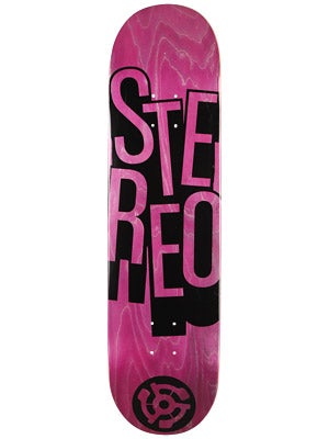 Stereo Stacked Pink Deck  8.25 x 32.25