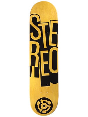 Stereo Stacked Yellow Deck  7.75 x 31.25