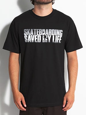 Skate Sauce Saved My Life Tee Black SM