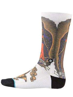 Stance Jason Jessee Artist Series Socks White