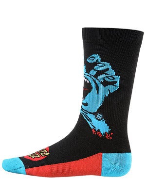 Stance Everyday Athletic Screaming Hand Socks Black