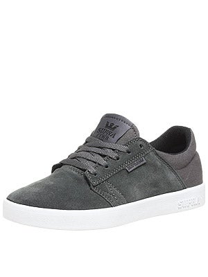 Supra Kids Westwood Shoes  Grey/Black White