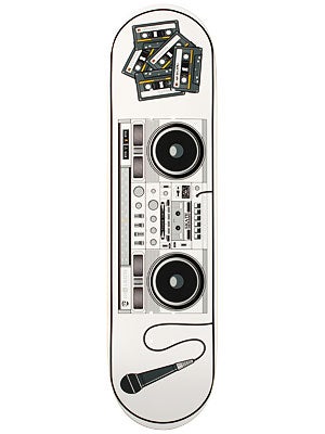 Skate Warehouse Sound Off Boombox Deck 8.12 x 31.8