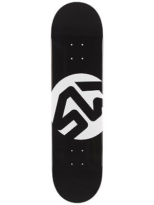 Skate Warehouse Dot Icon Black Deck 7.87 x 31.75