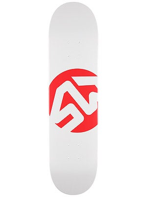 Skate Warehouse Dot Icon White Deck 7.87 x 31.6