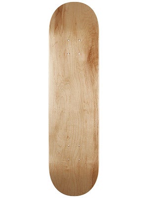 Skate Warehouse Blank V-Natural Deck 7.75 x 31.25