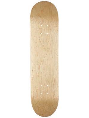 Skate Warehouse Blank V-Natural Deck  8.0 x 31.75