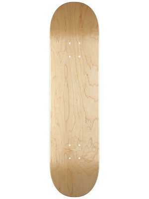 Skate Warehouse Blank V-Natural Deck  8.5 x 32.5