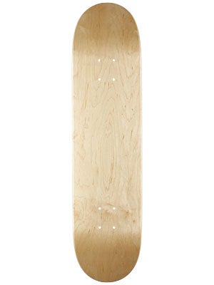 Skate Warehouse Blank V-Natural Deck  8.25 x 32