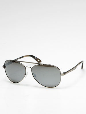 Spy Parker Antique Silver-Grey w/Blk Mirror Lens