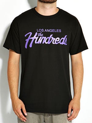 The Hundreds Forever Team Tee Black/Purple LG