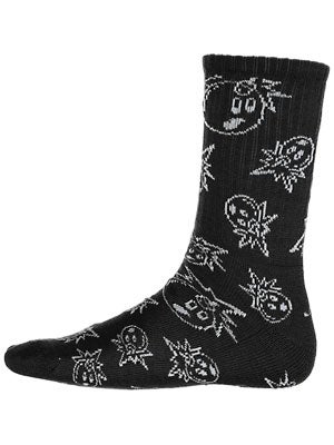 The Hundreds Outtie Socks Black